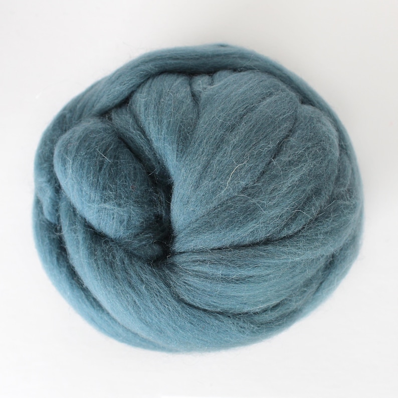 Cyan Blue Merino Wool Roving: Felting & Spinning Fiber - Etsy