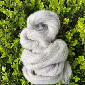 Micron 18.5 mm Naturbraun 100% Merinowolle Kammzüge/Roving/zum Filzen/Spinnen/Weben/Handarbeit/Nadelfilzen