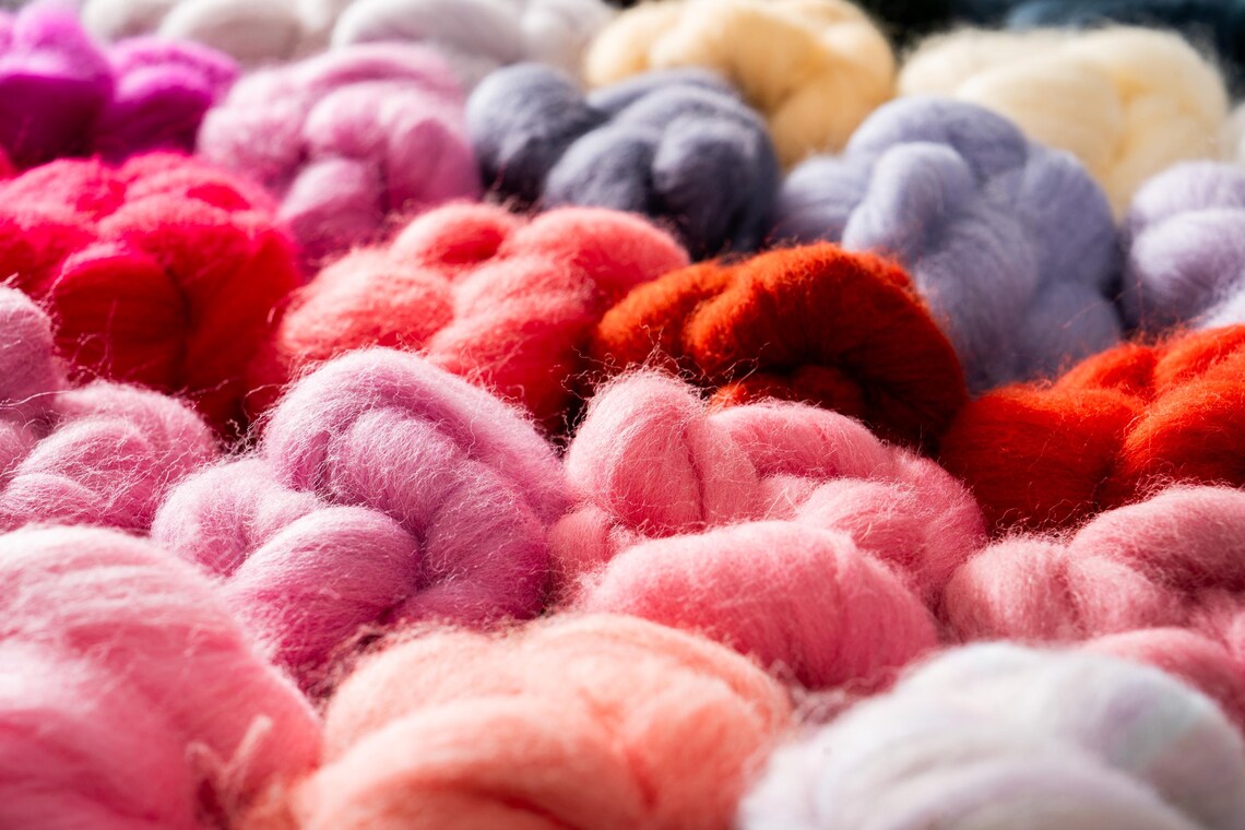 80 Colors Needle Felting Wool 100% Merino Wool/spinning/super Soft 21 ...