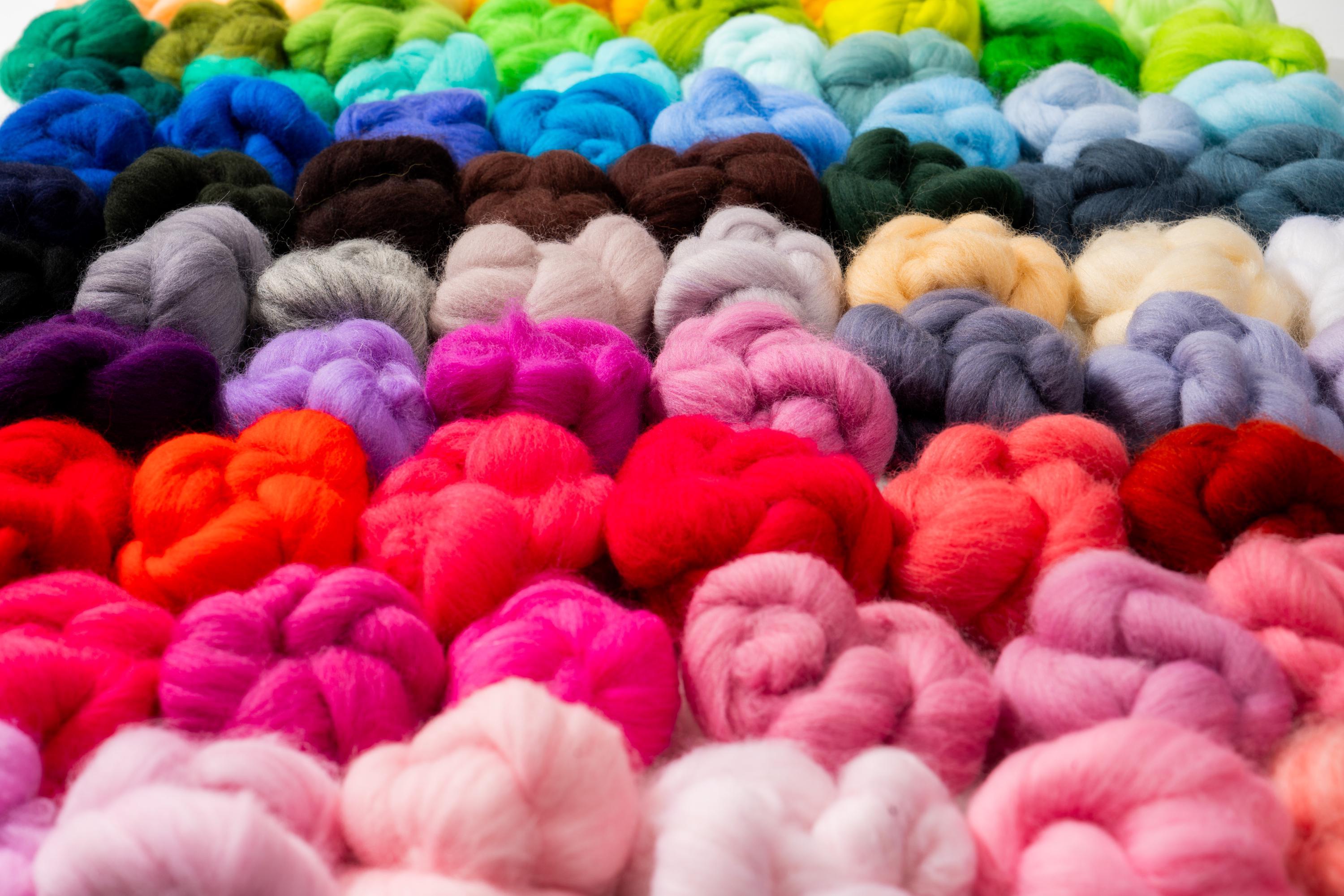 80 Colors Needle Felting Wool 100% Merino Wool/spinning/super Soft 21 ...