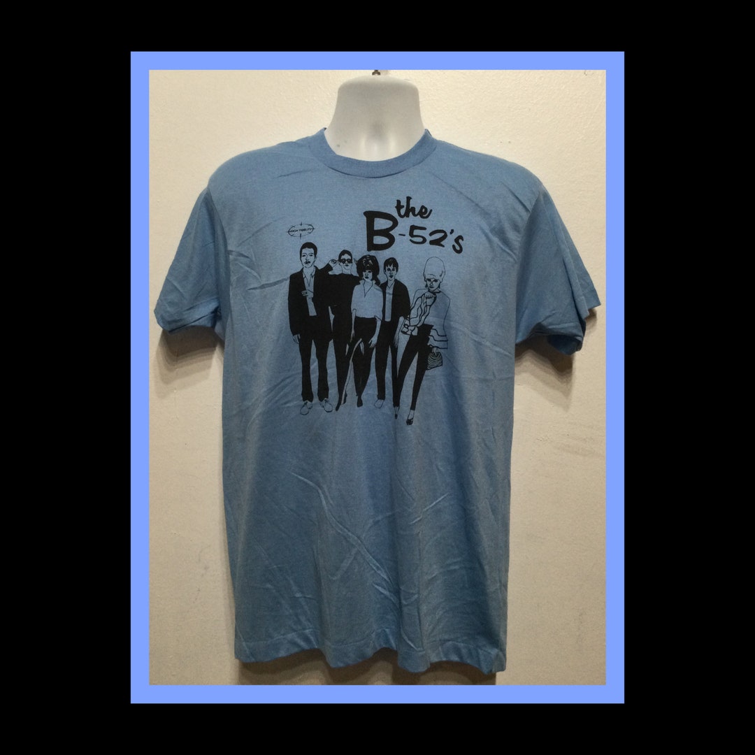 Vintage Printed Rock T-shirt b-52s Size Large - Etsy