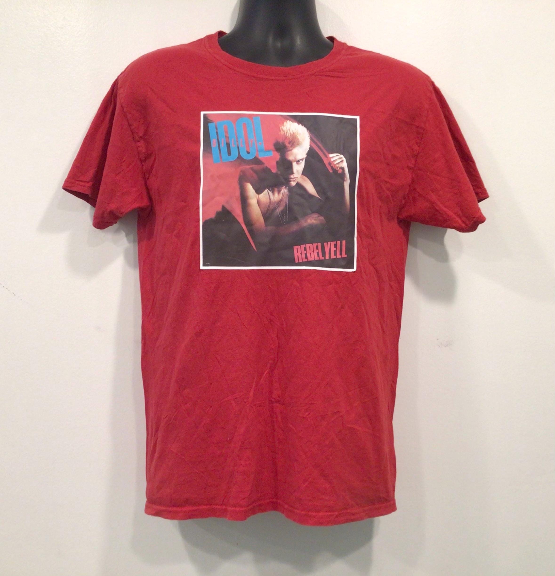 ヴィンテージ オリジナル 1980年代 ビリー・アイドル デカール Tシャツ