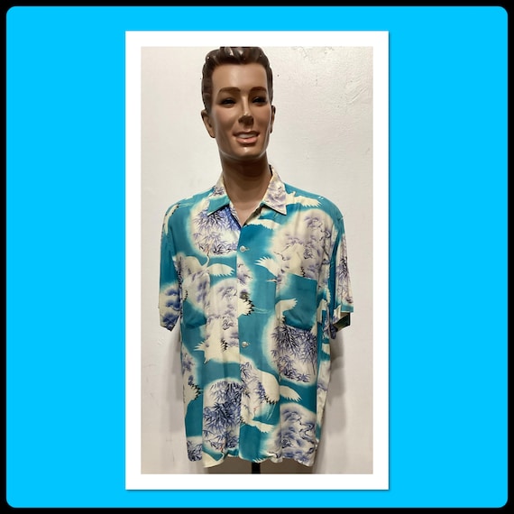1950s penneys hawaiian rayon - Gem 1950s penneys hawaiian rayon - Gem