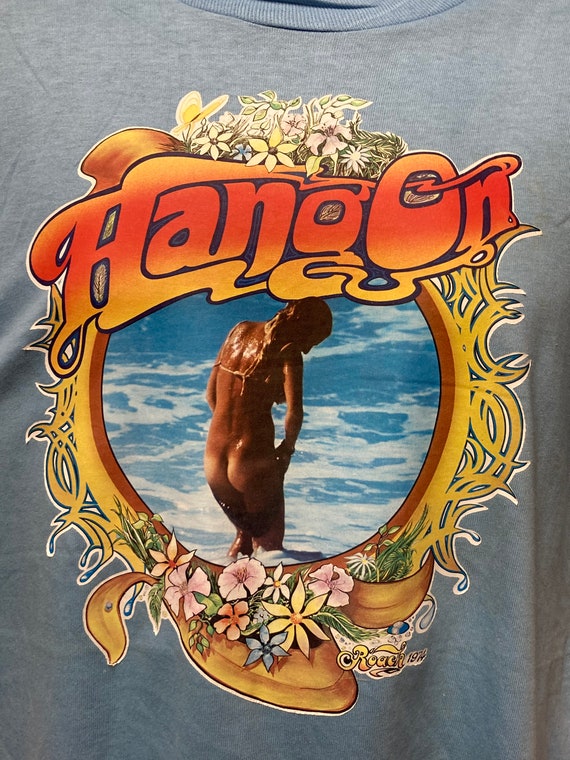 Vintage deadstock original 1974 “Hang on” surfer … - image 2