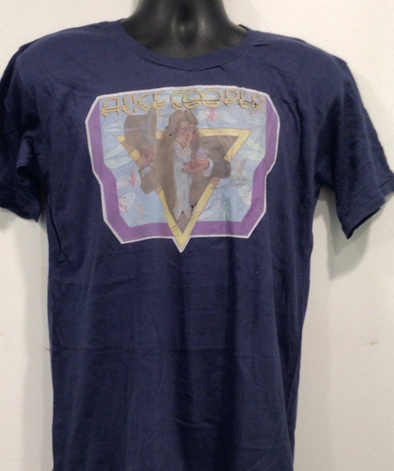 Vintage Original unworn 1970s Alice Cooper dc tee,