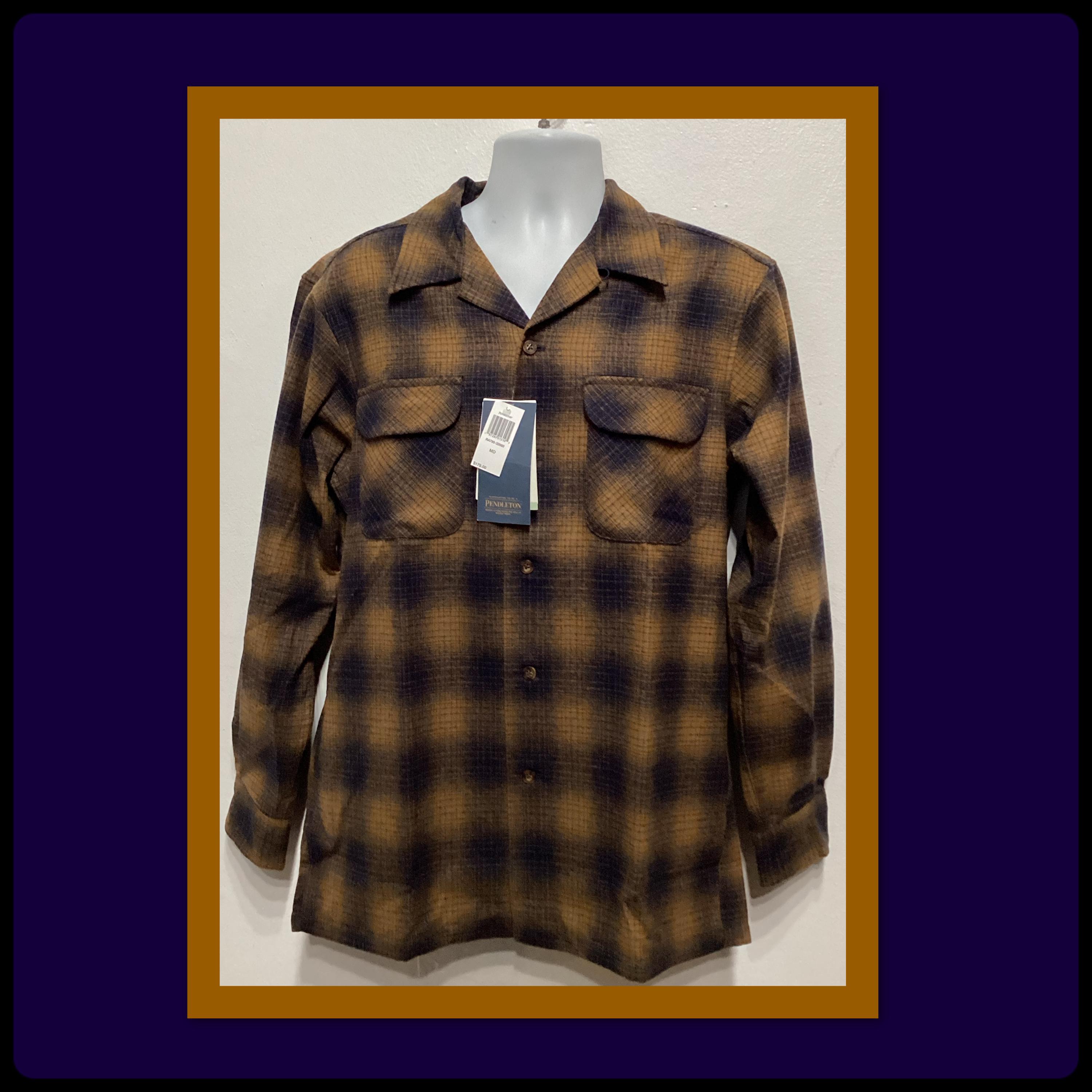 PS029 New Pendleton Men's Board Shirt. Available in Medium, Large