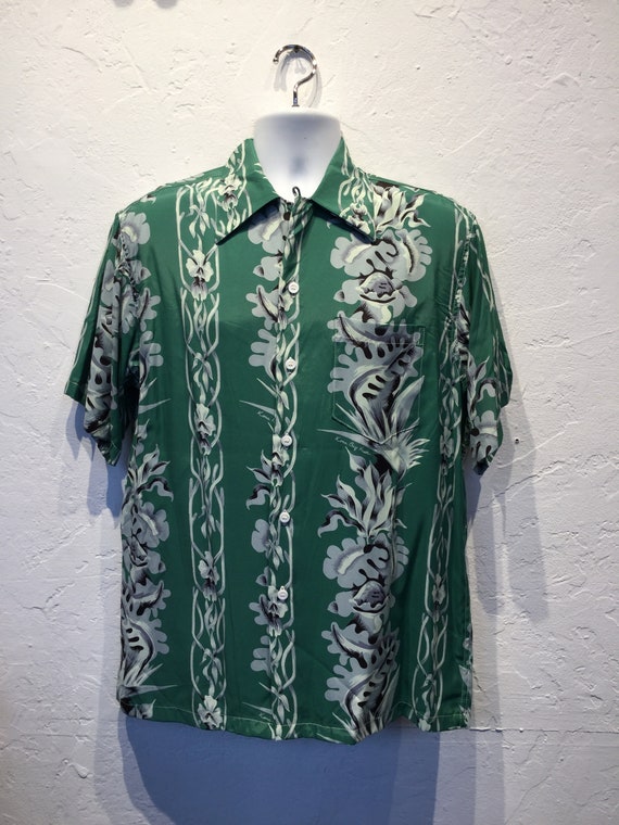 Shirts vintage reproduction hawaiian 1940s vintage