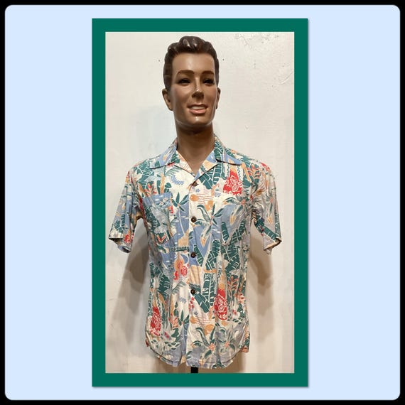 1940s hawaiian shirt vintage - Gem 1940s hawaiian shirt vintage - Gem