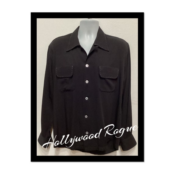 1950s vintage reproduction Hollywood Rogue black G