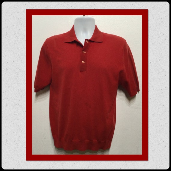 Vintage 1960s 70s Banlon Knit Shirt. Etsy