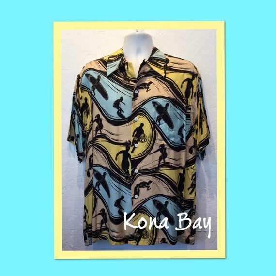 【誠実】 40's Vintage Shirt Rayon Type Riders - シャツ