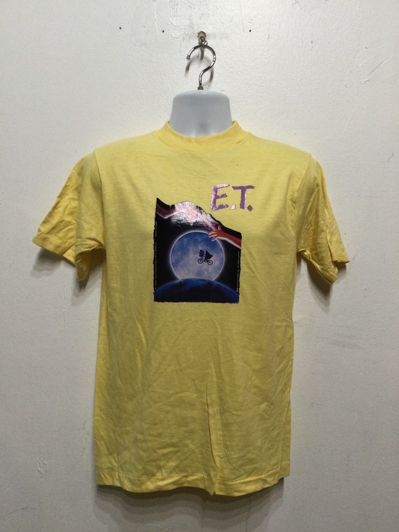 Vintage original 1982 " ET" decal graphic T-shirt… - image 6