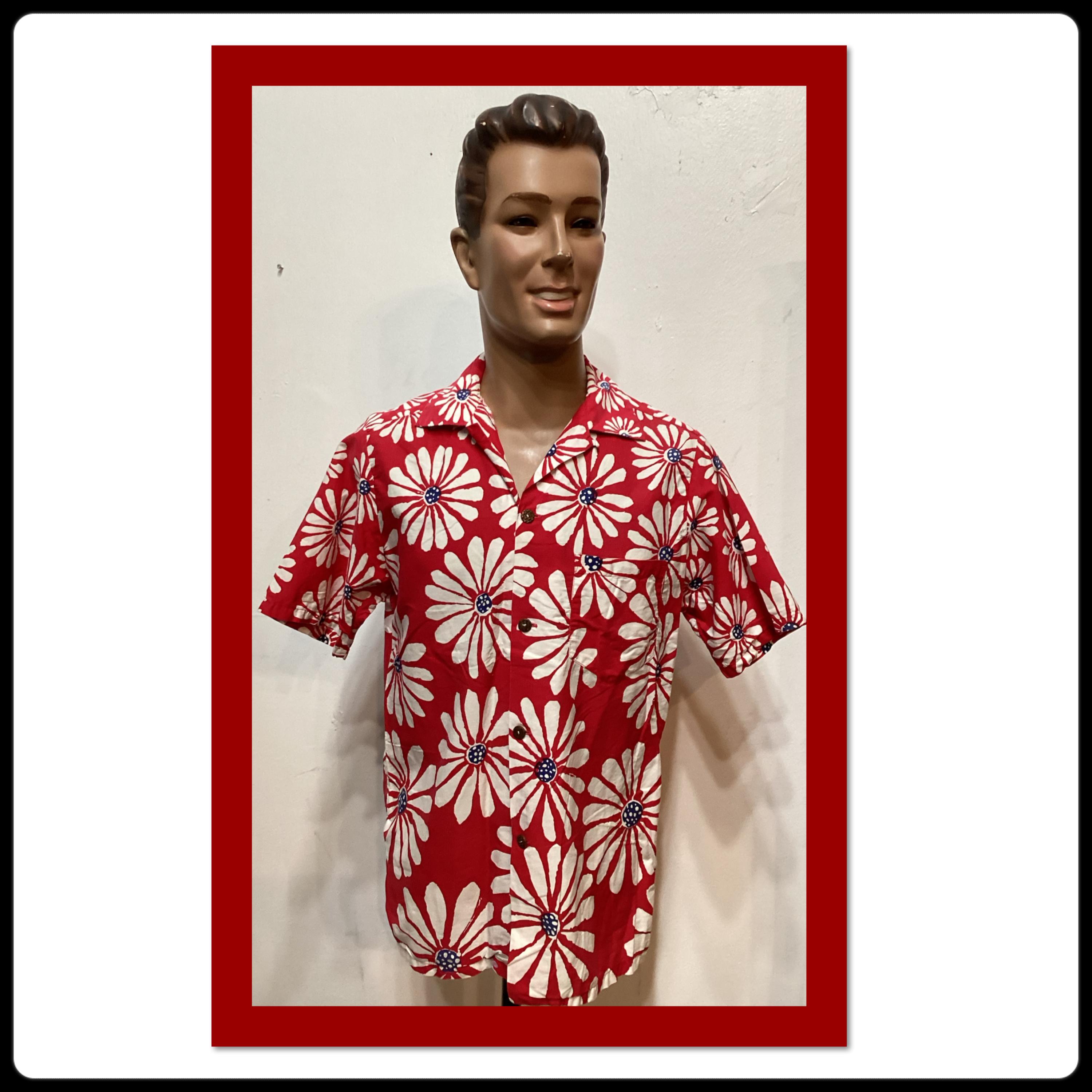 あ*あ様 40s 50s souvenir shirt スカシャツ 2tone あ*あ様 40s 50s
