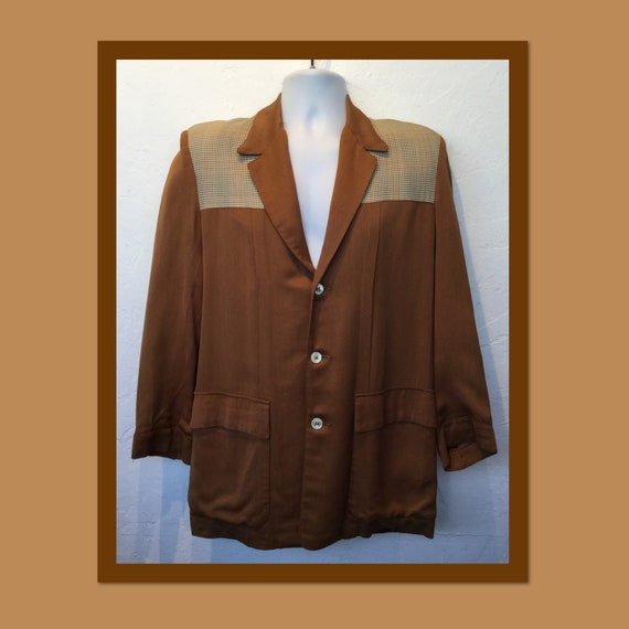 Vintage 1950s Two Tone Robert Hall Hollywood Sports Jacket - Etsy