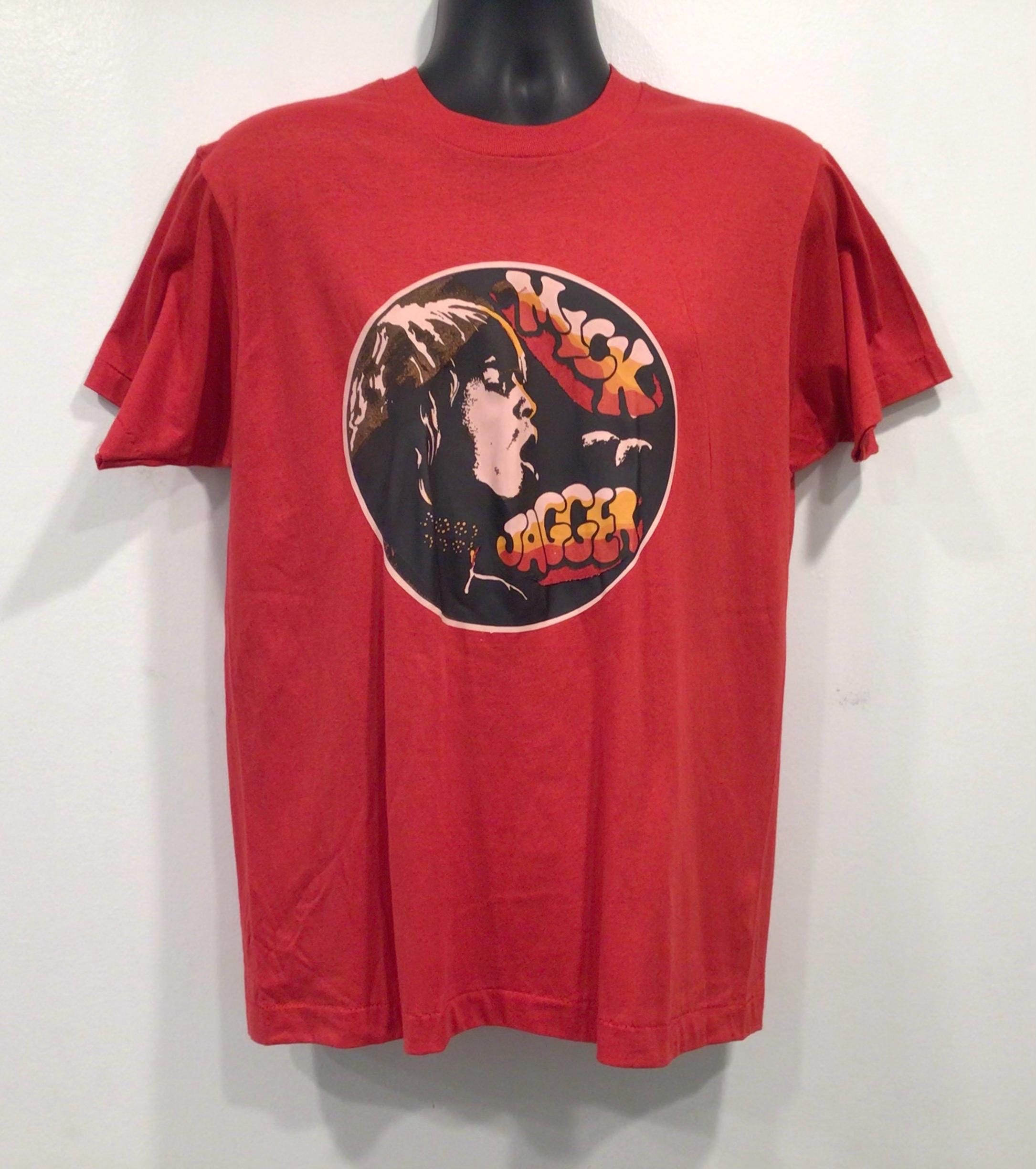 Vintage Original 1974 Mick Jagger Tee, Size M…j837 - Etsy