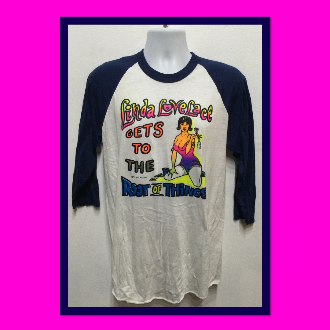 Vintage 1973 Linda Lovelace Pornstar Decal Jersey T Shirt. Etsy Australia
