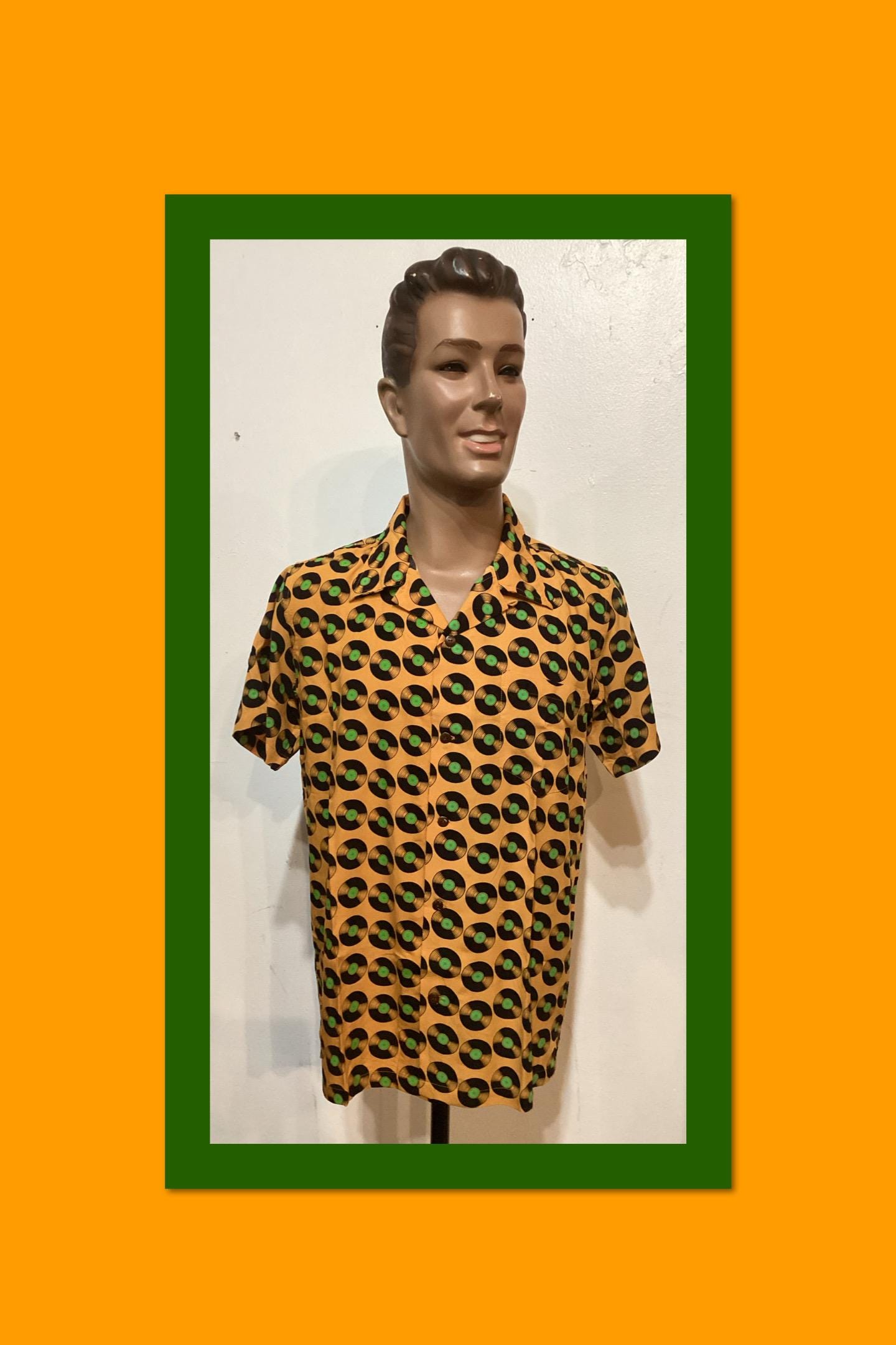 AT037 Vintage Americana 1950's Style Rayon 