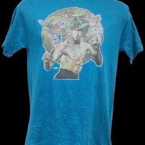 ヴィンテージ 1991 グリーン・ホーネット Tシャツ、ブルース・リー