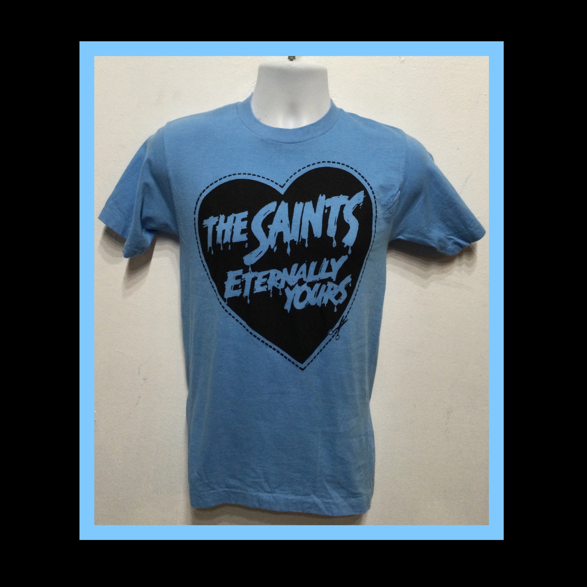 Vintage Printed Rock T-shirt the Saints Eternally - Etsy
