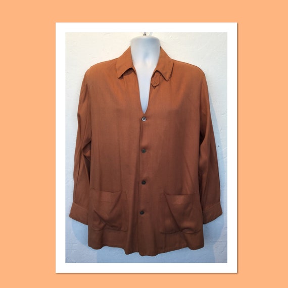Vintage 1940s rayon Hollywood Jacket