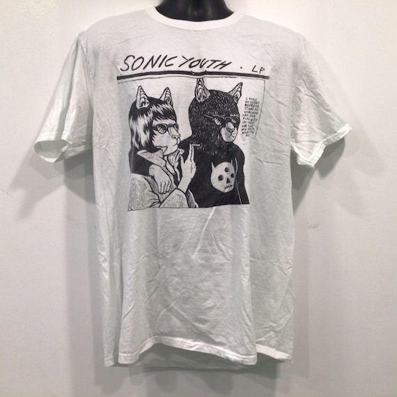 Vintage Printed Sonic Youth Tee, Size Xl…j767 - Etsy
