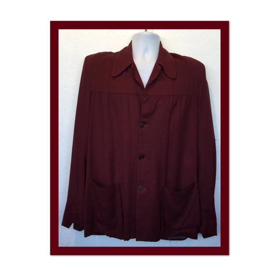 1950s vintage gabardine Hollywood jacket