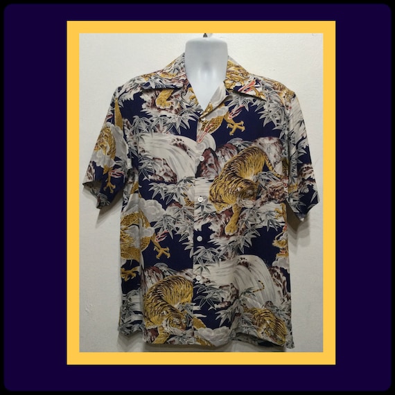 超特価SALE開催！ Vintage 1940's HS318 Reproduction Tiger Rayon Bay” “kona by ウェア
