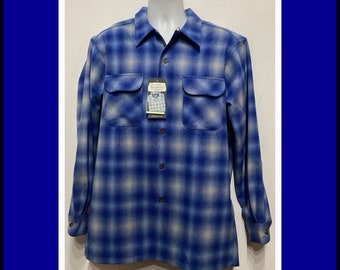 New Pendleton Men's Board Shirt. Currently available in medium, large, X large, XX large and XXX large