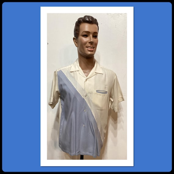 50's 60's vintage rayon shirt 1950's Rayon Shirt - Etsy 【公式通販】