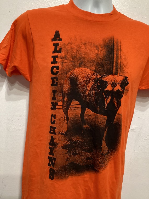Printed vintage rock T-shirt -"Alice in Chains" S… - image 5