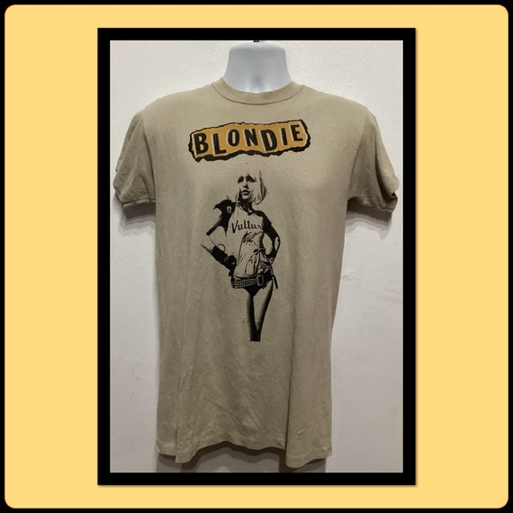 Vintage printed rock T-shirt "Blondie"