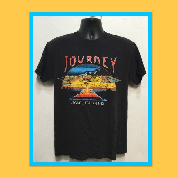 Vintage Printed Rock T-shirt Journey 