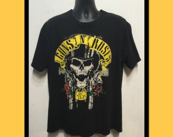 ガンズ アンド ローゼス 1987ツアー Tシャツ L TRBRGUNSRWHT1987-1.jpg