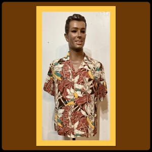 Vintage Rayon Shirt - Etsy