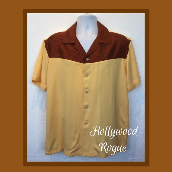 Vintage 1950s two button Fleck rock n roll shirt