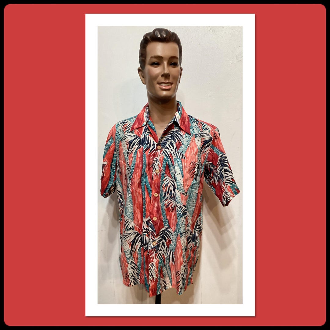 カ*】様 40s50s KAMEHAMEHA ハワイアンシャツS VINTAGE 1950's “ KAMEHAMEHA ” “ UNDER SEA ” / “ JOHN MEIGS