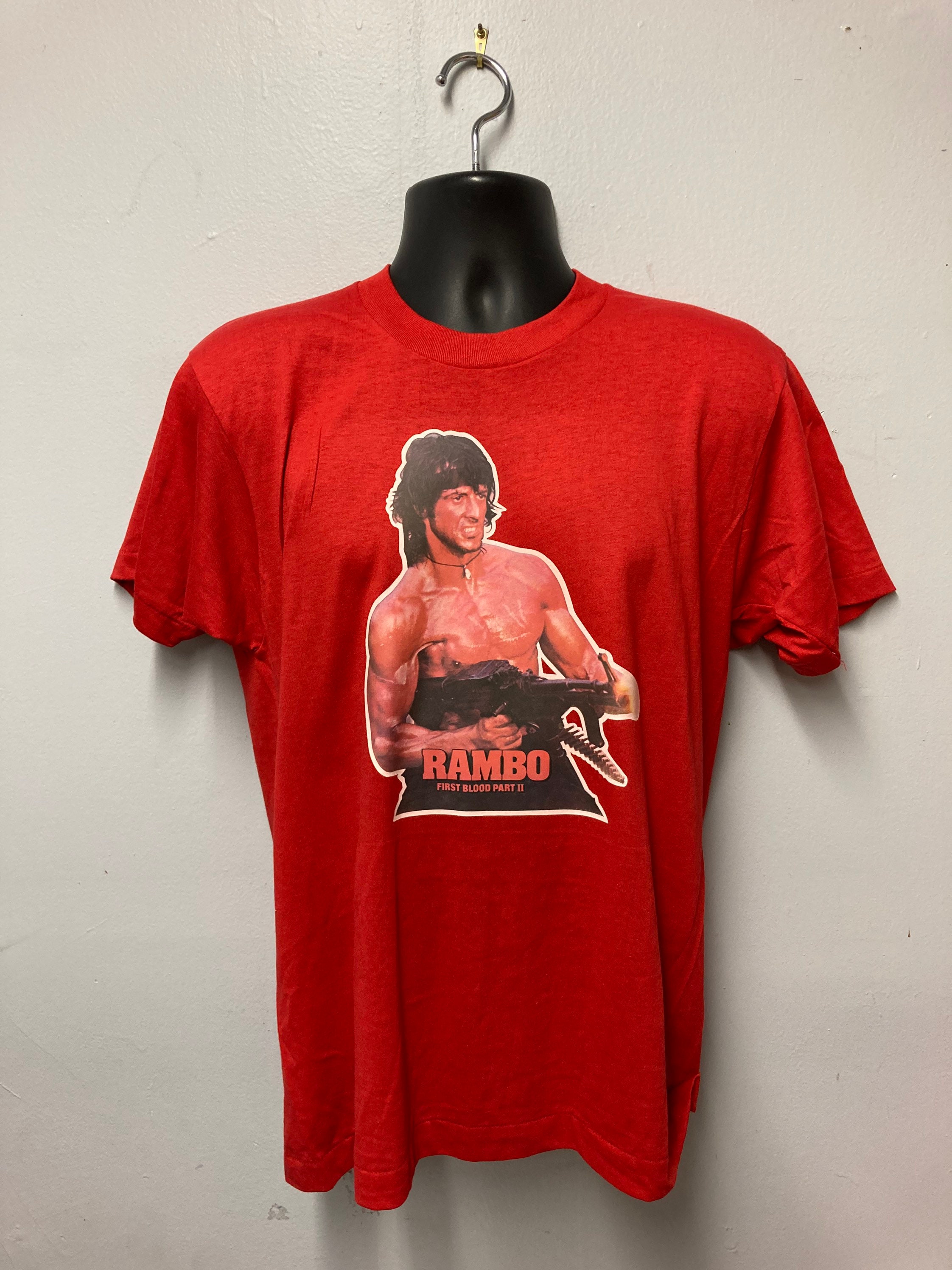 Hoodie Rambo T Shirt India Vintage 1985 Original Rambo First Blood
