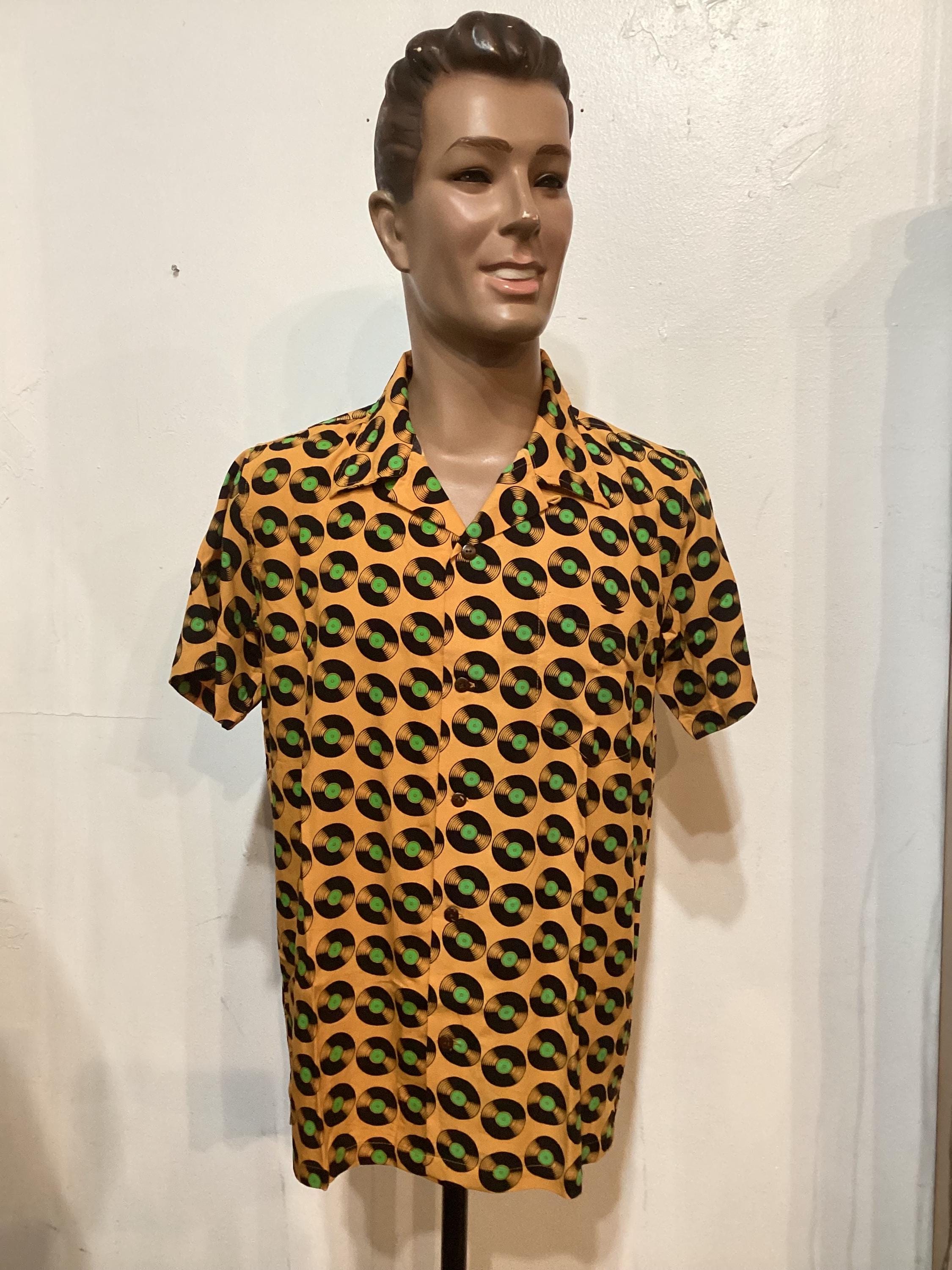 AT037 Vintage Americana 1950's Style Rayon 
