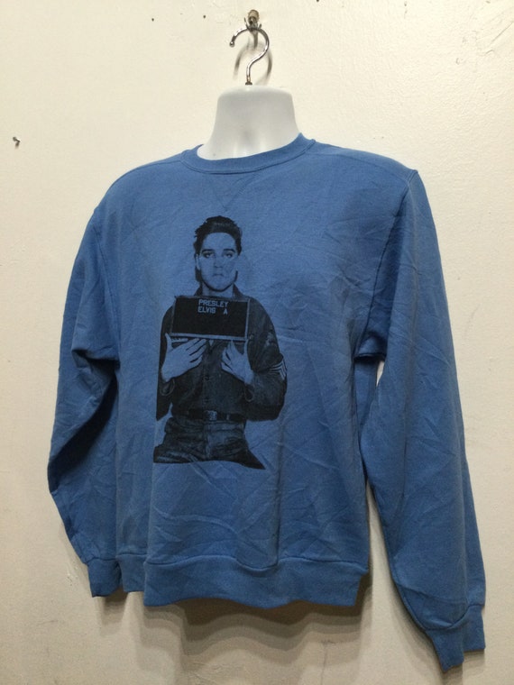 Vintage rock sweatshirt"Elvis Presley" Size small Gem
