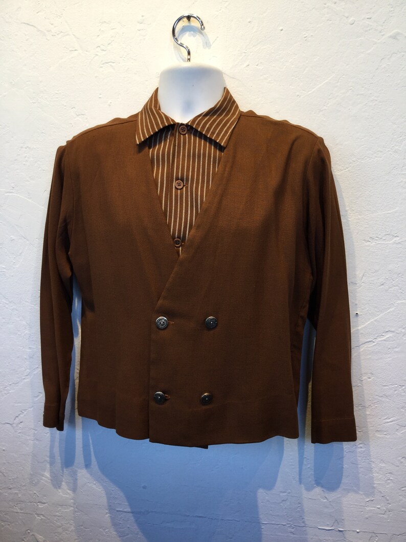 Vintage 1950s V-panel shirt