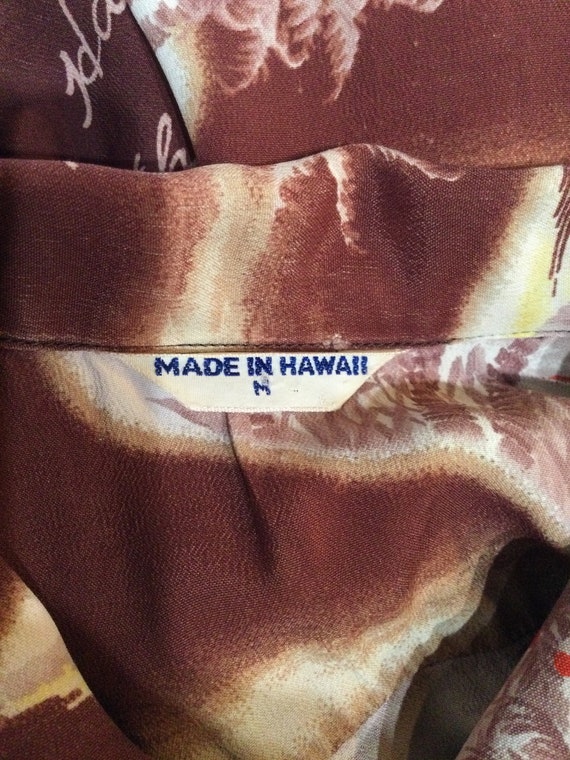 Vintage 1950s rayon Hawaiian shirt - image 2