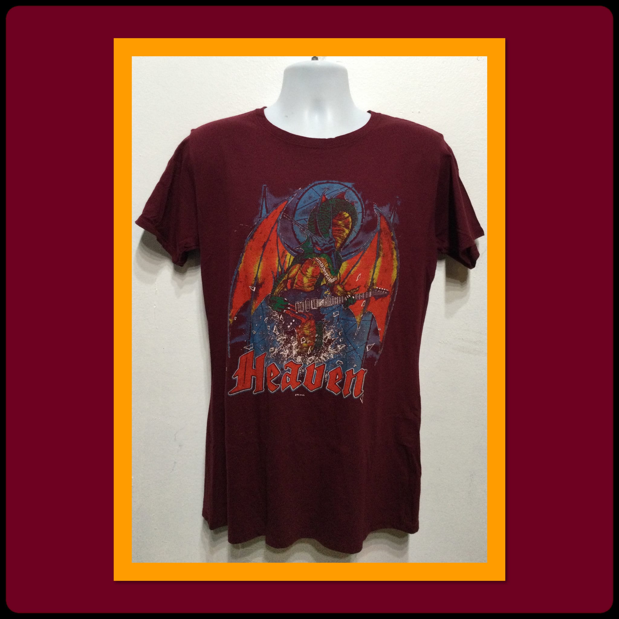 Vintage Printed Rock T-shirt- 