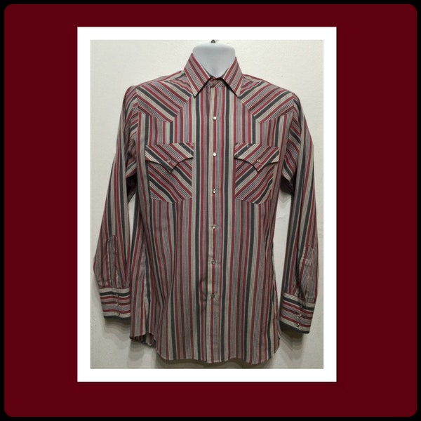 Vintage stripe western shirt by Ely Cattleman Size small