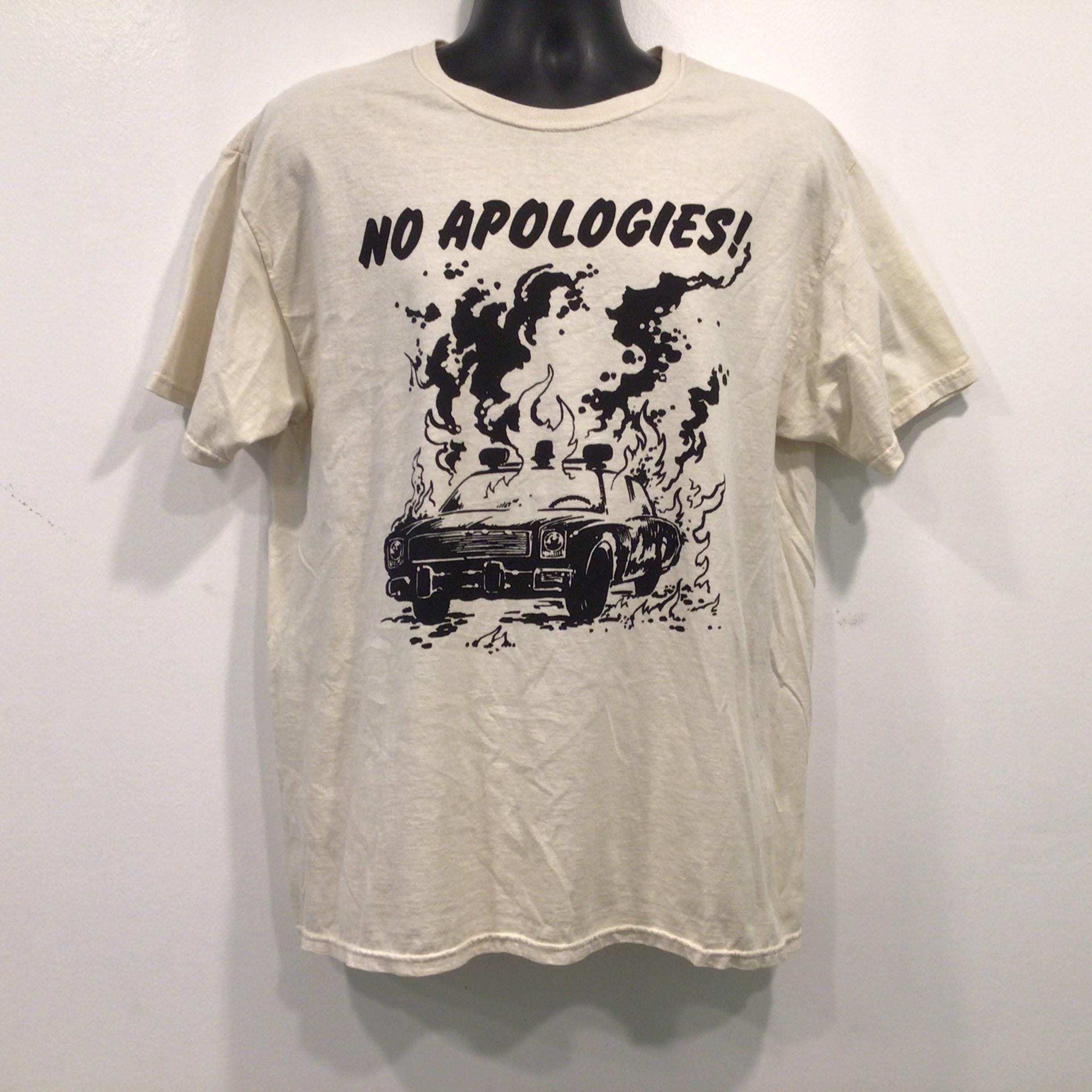 Vintage Printed No Apologies Tee, Size L…j802 - Etsy