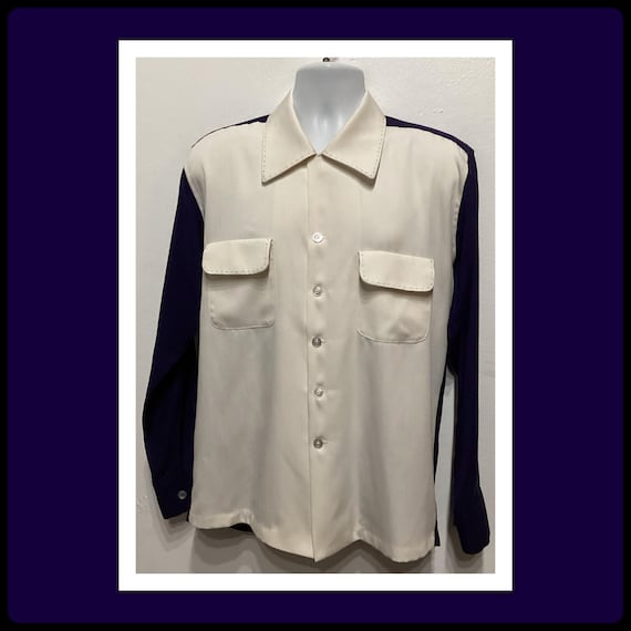 Vintage rayon gabardine shirt - Gem Vintage rayon gabardine shirt - Gem