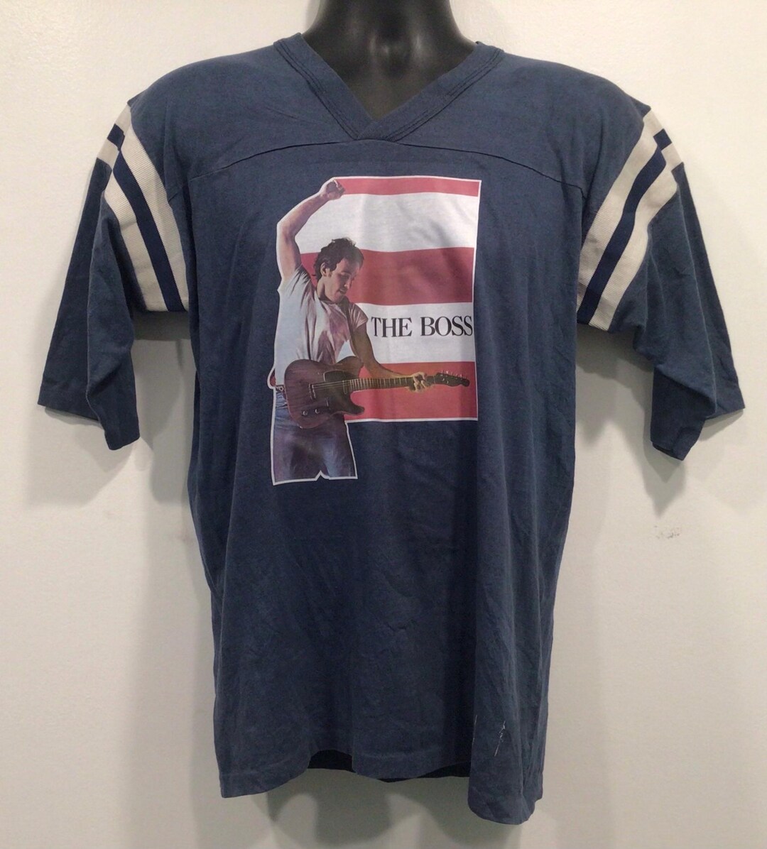 Vintage Original 1980s Bruce Springsteen, the Boss Decal on Vintage Tee ...