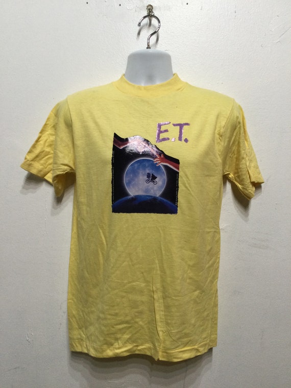 Vintage original 1982 " ET" decal graphic T-shirt… - image 4