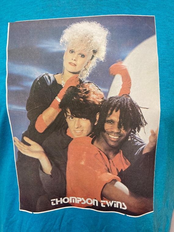 Vintage 1980’s original Thompson Twins t-shirt sc… - image 3