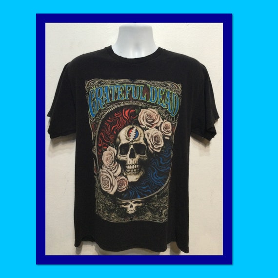 Vintage printed rock T-shirt - "Grateful Dead"  S… - image 1