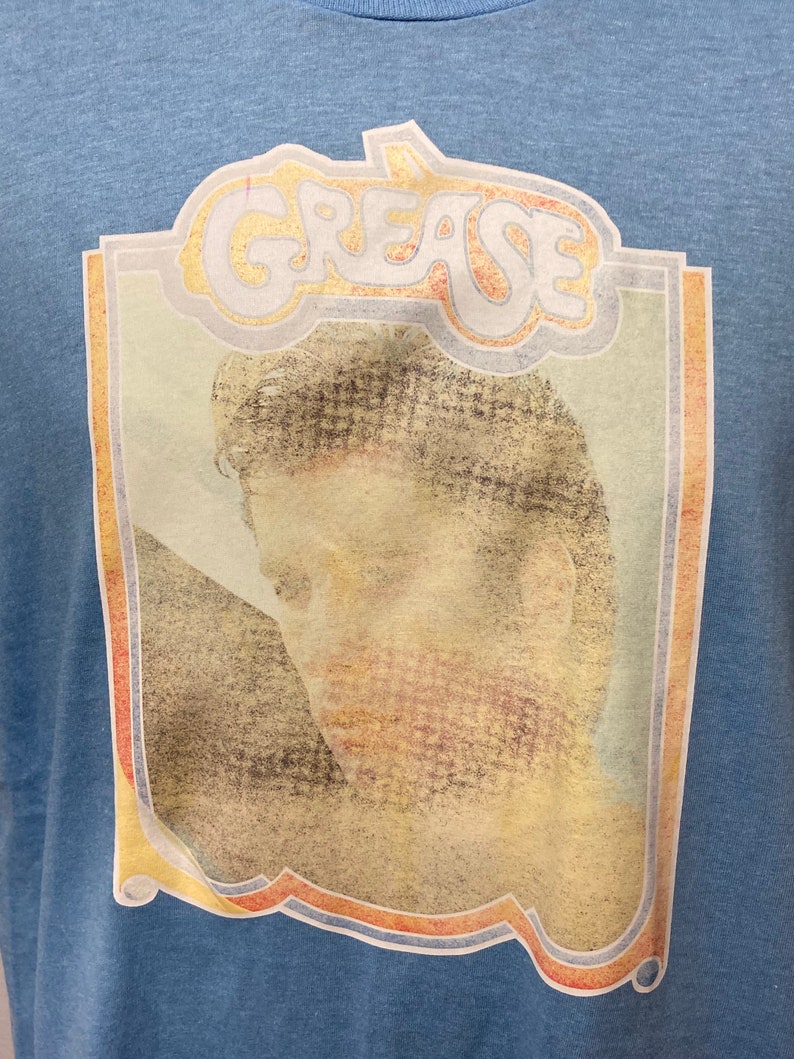 Vintage 1978 “grease” Movie Decal Tee Size Large E160 - Etsy